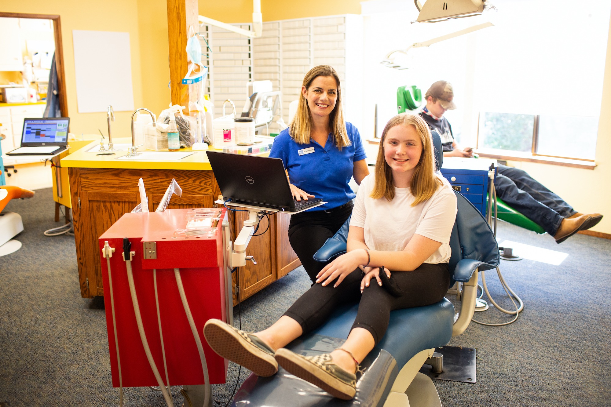 Dr. Laurent with patient Orthodontics for Teens